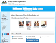Tablet Screenshot of miamijacksonhighschool.org